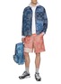 Figure View - Click To Enlarge - FDMTL - Bandana Patchwork Print Zip Up Shirt Jacket