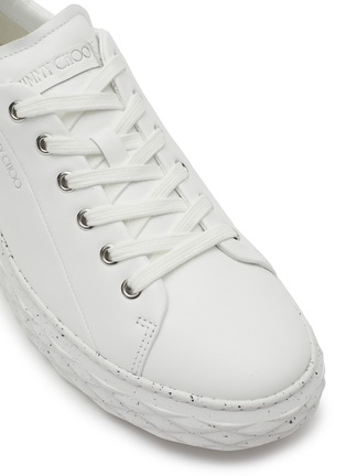 Detail View - Click To Enlarge - JIMMY CHOO - ‘Diamond’ Low Top Lace Up Leather Sneakers