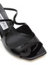 Detail View - Click To Enlarge - JIMMY CHOO - ‘ANISE’ 75 PATENT LEATHER SANDALS