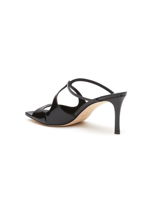  - JIMMY CHOO - ‘ANISE’ 75 PATENT LEATHER SANDALS