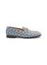 Main View - Click To Enlarge - JIMMY CHOO - ‘Tilda’ Monogram Denim Flat Loafer