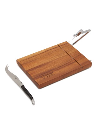 Detail View - Click To Enlarge - LAGUIOLE EN AUBRAC - Cheese Cutting Board And Knife Set
