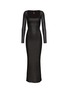 Main View - Click To Enlarge - SKIMS - ‘Soft Lounge’ Shimmer Long Sleeve Dress