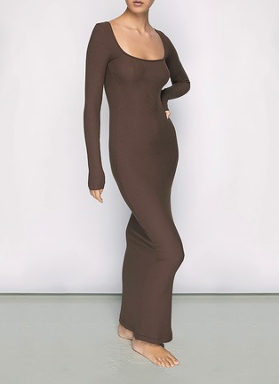 Figure View - Click To Enlarge - SKIMS - ‘SOFT LOUNGE’ LONG SLEEVE DRESS