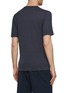 Back View - Click To Enlarge - JOHN SMEDLEY - ‘Lorca’ Crewneck Short Sleeve Sea Island Cotton Knit T-Shirt