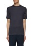 Main View - Click To Enlarge - JOHN SMEDLEY - ‘Lorca’ Crewneck Short Sleeve Sea Island Cotton Knit T-Shirt