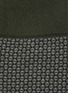 Detail View - Click To Enlarge - PANTHERELLA - ‘ELGAR’ DIAMOND JACQUARD EGYPTIAN COTTON ANKLET SOCKS