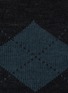 Detail View - Click To Enlarge - PANTHERELLA - ‘ABDALE’ ARGYLE MOTIF MERINO WOOL BLEND ANKLET SOCKS