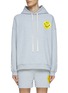 Main View - Click To Enlarge - JOSHUA’S - SMILEY FACE WITH SLOGAN PULLOVER HOODIE