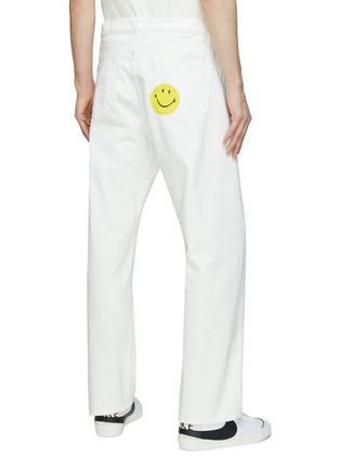 Back View - Click To Enlarge - JOSHUA’S - SMILEY FACE POCKET DETAIL STRAIGHT LEG JEANS