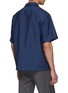 Back View - Click To Enlarge - BARENA - Virgin Wool Boxy Short Sleeve Shirt