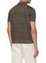 Back View - Click To Enlarge - BARENA - Melange Knit Polo Shirt