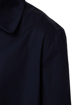  - BARENA - Elasticated Hem Cotton Zip Up Shirt Jacket
