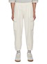 Main View - Click To Enlarge - BARENA - Textured Cotton Cropped Cargo Pants