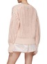 Back View - Click To Enlarge - SA SU PHI - V-Neck Puff Sleeve Knit Sweater