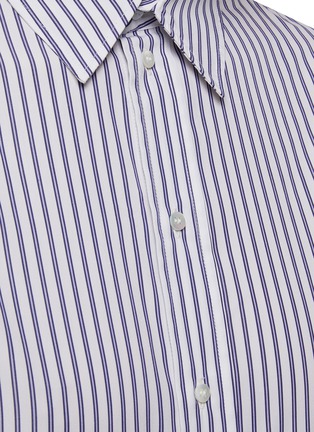  - SA SU PHI - Striped Cotton Poplin Button Up Shirt
