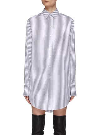 Main View - Click To Enlarge - SA SU PHI - Striped Cotton Poplin Button Up Shirt