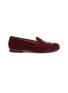 Main View - Click To Enlarge - STUBBS & WOOTTON - ‘BRANDY’ ALMOND TOE EMBROIDERED VELVET LOAFERS