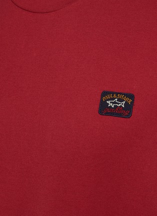  - PAUL & SHARK - Rectangular Logo Badge Cotton Crewneck T-Shirt