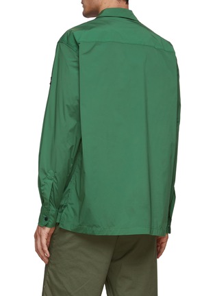 Back View - Click To Enlarge - PAUL & SHARK - Nylon Blend Snap Button Shirt Jacket
