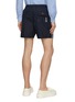 Back View - Click To Enlarge - PAUL & SHARK - Contrast Side Stripe Drawstring Shorts