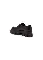 prada logo lug-sole leather loafers