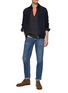 Figure View - Click To Enlarge - BRUNELLO CUCINELLI - Stretchy Washed Slim Jeans