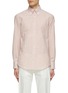 Main View - Click To Enlarge - BRUNELLO CUCINELLI - Striped Cotton Blend Button Down Shirt