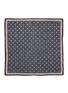 BRUNELLO CUCINELLI - Dotted Chequered Silk Pocket Square