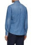 Back View - Click To Enlarge - BRUNELLO CUCINELLI - LONG SLEEVE BUTTON DOWN DENIM SHIRT
