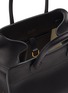 Detail View - Click To Enlarge - THE ROW - ‘Margaux 10’ Side Adjuster Leather Trapezium Bag