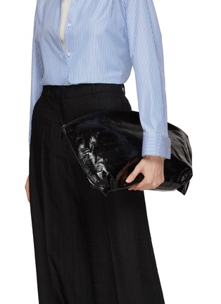 Figure View - Click To Enlarge - THE ROW - ‘XL Dante’ Eel Leather Clutch