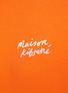  - MAISON KITSUNÉ - Handwriting Logo Embroidery T-Shirt