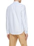 Back View - Click To Enlarge - MAISON KITSUNÉ - Dressed Fox Patch Cotton Oxford Shirt