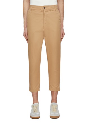Main View - Click To Enlarge - MAISON KITSUNÉ - Cotton Cropped Slim Chinos