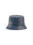 Figure View - Click To Enlarge - PRADA - Logo Plauqe Light Washed Denim Bucket Hat