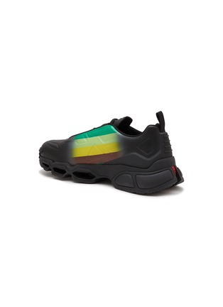  - PRADA - ‘Collision Cross’ Rainbow Stripe Low Top Sneakers