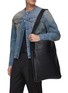 Figure View - Click To Enlarge - PRADA - Grained Leather Oversized Tote Bag