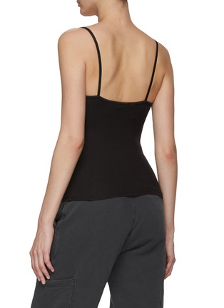 Back View - Click To Enlarge - JOAH BROWN - CORSETRY SPAGHETTI STRAP TANK TOP