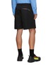 Back View - Click To Enlarge - SOLID HOMME - Drawstring Zip Pocket Shorts