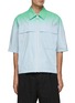 Main View - Click To Enlarge - SOLID HOMME - Tie Dye Zip Up Shirt