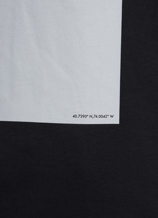  - THEORY - Dip Dye Print Cotton Crewneck T-Shirt