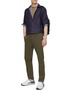 Figure View - Click To Enlarge - THEORY - ‘Zaine’ Ribbed Cuff Cotton Blend Pants