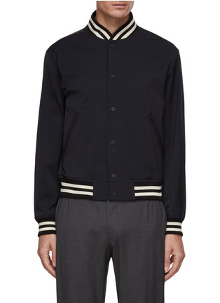 Main View - Click To Enlarge - THEORY - Button Front Varsity Jacket