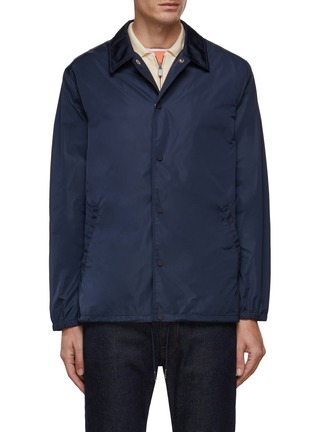 Main View - Click To Enlarge - THEORY - Button Up Coach Jacket