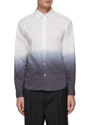Main View - Click To Enlarge - THEORY - Gradient Effect Cotton Shirt