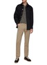 Figure View - Click To Enlarge - THEORY - ‘Raffi’ Flat Front Straight Pants