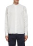Main View - Click To Enlarge - ORLEBAR BROWN - ‘Dekker’ Pinstriped Cotton Band Collar Shirt
