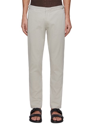 Main View - Click To Enlarge - ORLEBAR BROWN - ‘Fallon’ Straight Leg Stretch Cotton Trousers