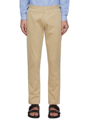 Main View - Click To Enlarge - ORLEBAR BROWN - ‘Fallon’ Straight Leg Stretch Cotton Trousers